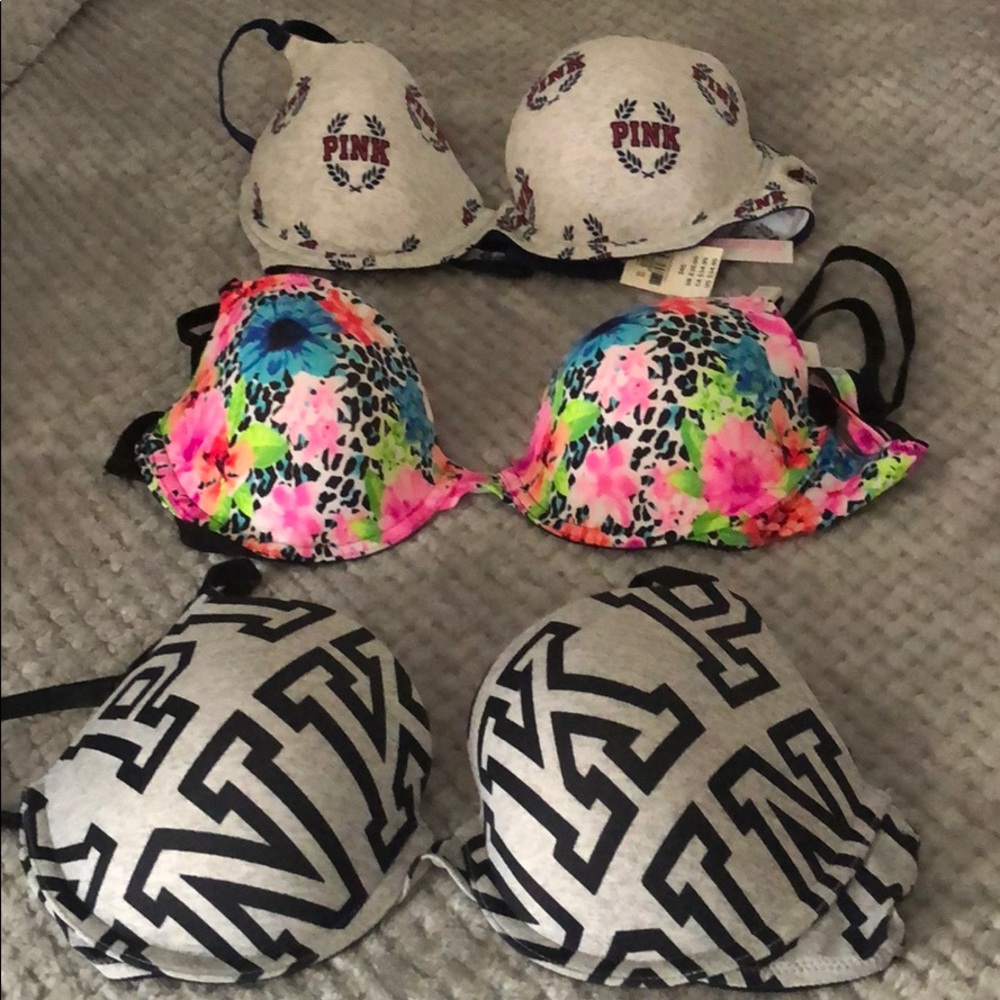 X3 VS Pink bra